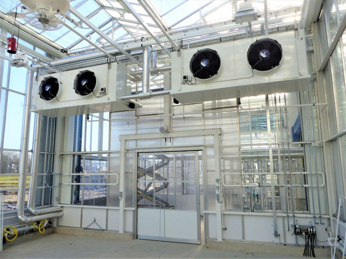Nijssen climate rooms for Syngenta Tech Center Enkhuizen greenhouse